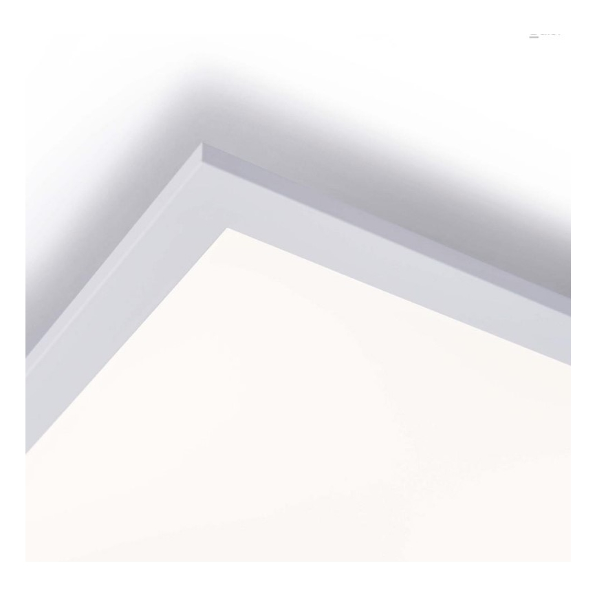 Leuchten Direkt 14757-21- LED Aptumšojams virsapmetuma panelis FLAT LED/36W/230V 2700-5000K sudraba + tālvadības pults
