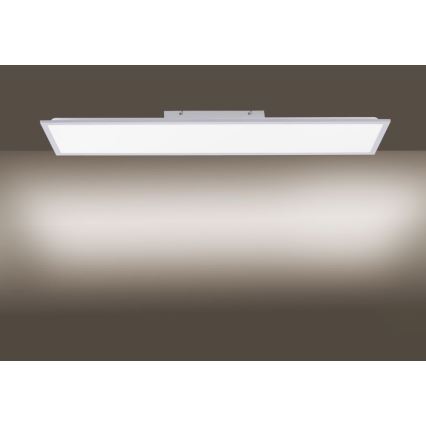 Leuchten Direkt 14757-21- LED Aptumšojams virsapmetuma panelis FLAT LED/36W/230V 2700-5000K sudraba + tālvadības pults