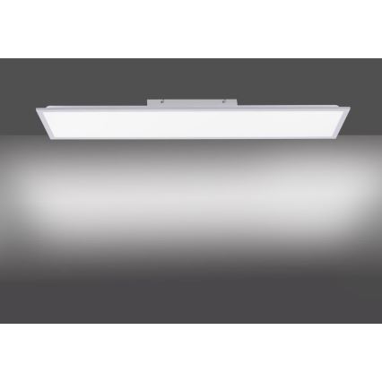 Leuchten Direkt 14757-21- LED Aptumšojams virsapmetuma panelis FLAT LED/36W/230V 2700-5000K sudraba + tālvadības pults