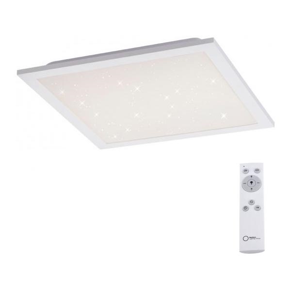 Leuchten Direkt 14760-16 - LED Aptumšojams griestu gaismeklis STARRYFLAT LED/20W/230V 2700-5000K + tālvadības pults