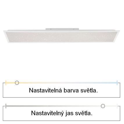 Leuchten Direkt 14762-16 - Regulējama LED gaismeklis STARRYFLAT LED/36W/230V ar tālvadības pulti