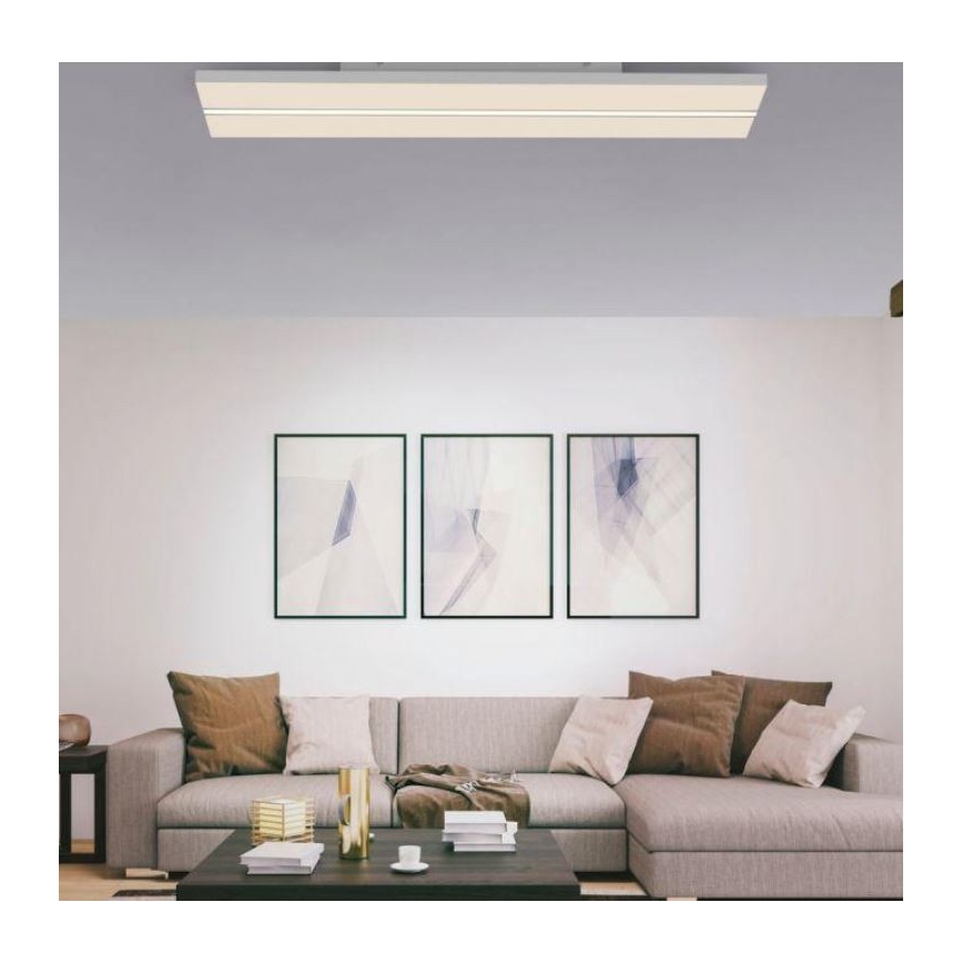 Leuchten Direkt 14854-16 - LED Aptumšojams griestu gaismeklis EDGING LED/30W/230V 2700-5000K + tālvadības pults