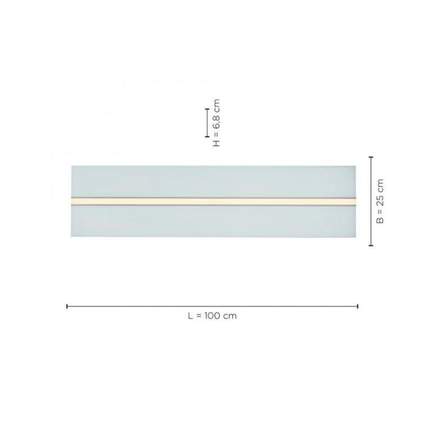 Leuchten Direkt 14854-16 - LED Aptumšojams griestu gaismeklis EDGING LED/30W/230V 2700-5000K + tālvadības pults
