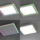 Leuchten Direkt 14900-16 - LED RGB Aptumšojama griestu lampa EDGING LED/24W/230V + tālvadības pults
