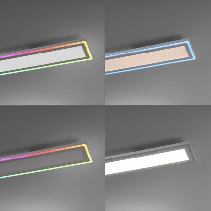 Leuchten Direkt 14901-16 - LED RGB Aptumšojama griestu lampa EDGING LED/24W/230V + tālvadības pults