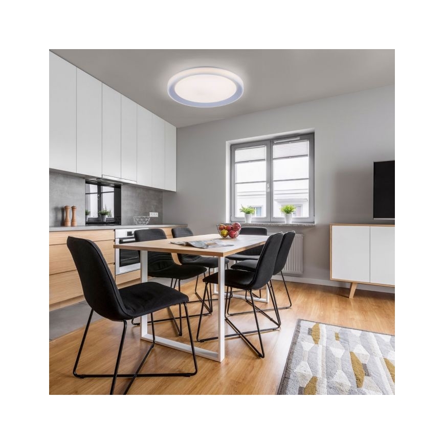 Leuchten Direkt 15110-21 -  LED RGB Aptumšojams griestu gaismeklis LENI LOLASMART LED/40W/230V + tālvadības pults