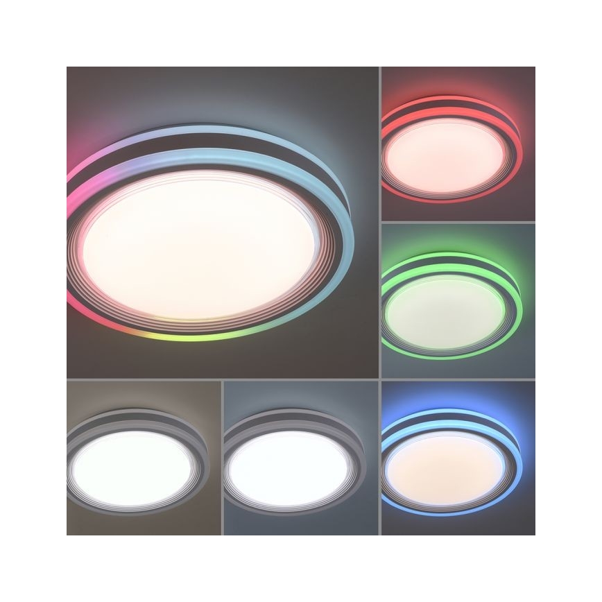 Leuchten Direkt 15152-16 - LED RGBW Aptumšojama griestu lampa SPHERIC LED/18W/230V + tālvadības pults