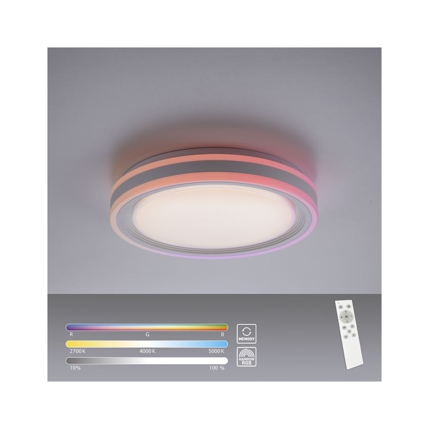Leuchten Direkt 15152-16 - LED RGBW Aptumšojama griestu lampa SPHERIC LED/18W/230V + tālvadības pults