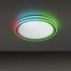 Leuchten Direkt 15154-16 - LED RGB Aptumšojama griestu lampa EDGING LED/39W/230V + tālvadības pults