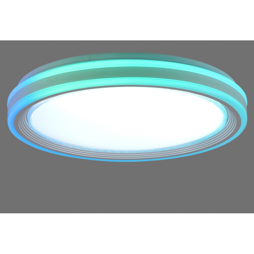 Leuchten Direkt 15154-16 - LED RGB Aptumšojama griestu lampa EDGING LED/39W/230V + tālvadības pults