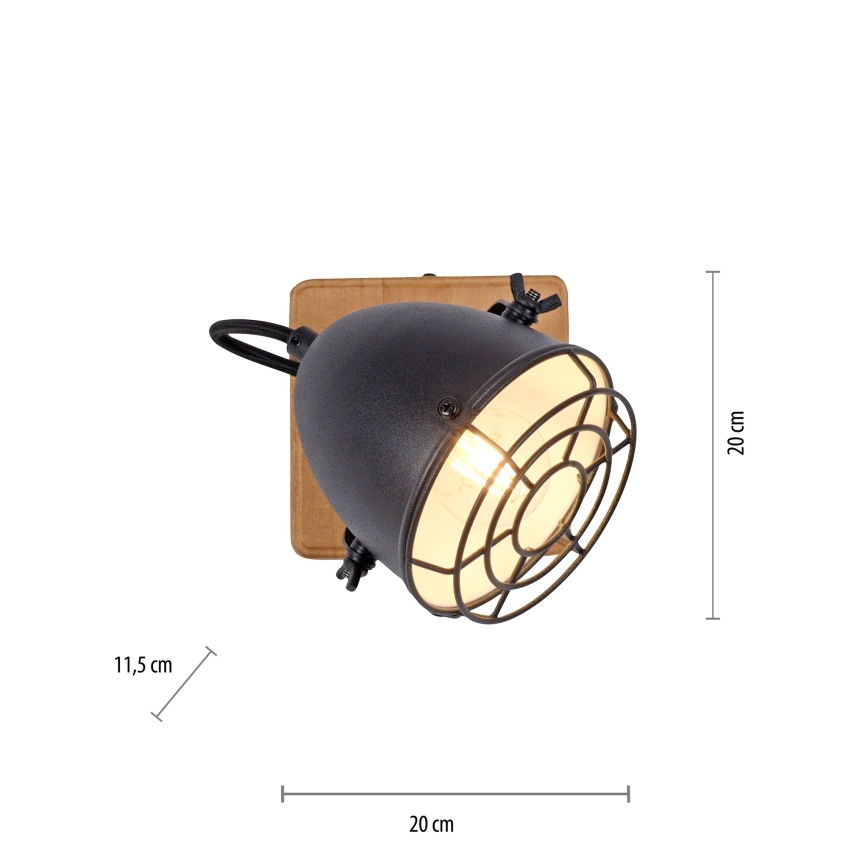 Leuchten Direkt 15171-18 - Sienas starmetis BEETLE 1xE14/10W/230V priede
