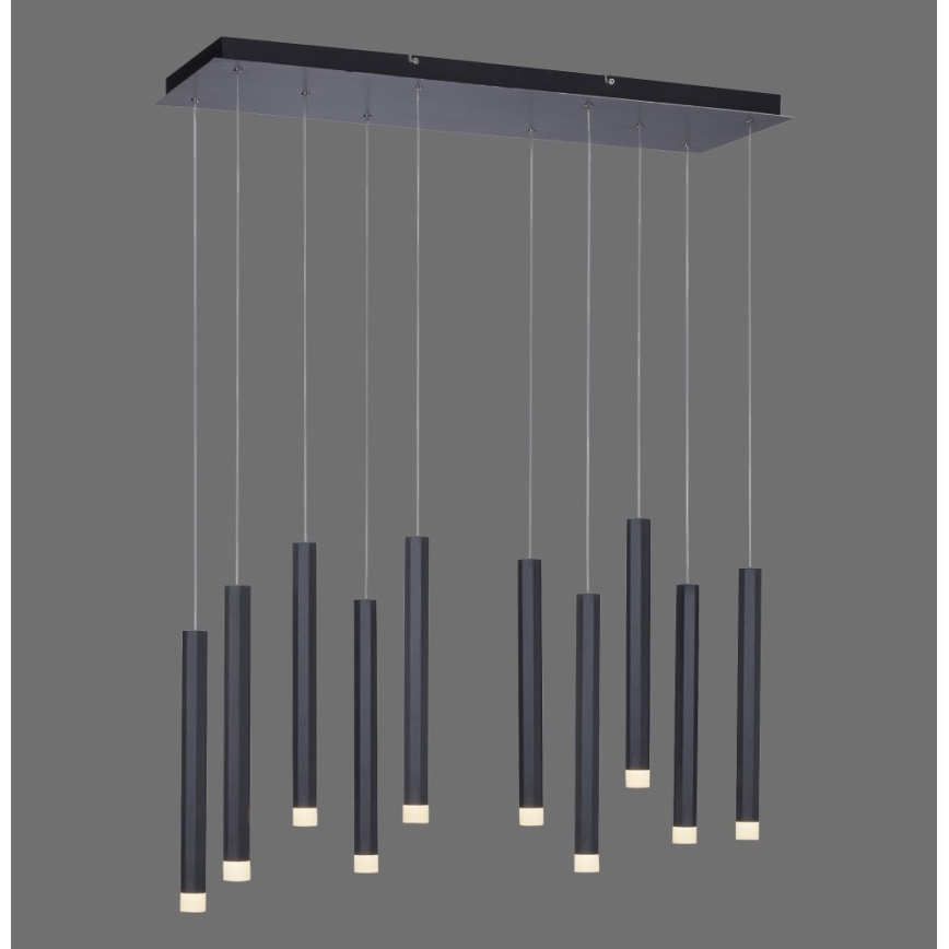Leuchten Direkt 15206-18 - LED Lustra ar auklu 10xLED/4,8W/230V melna