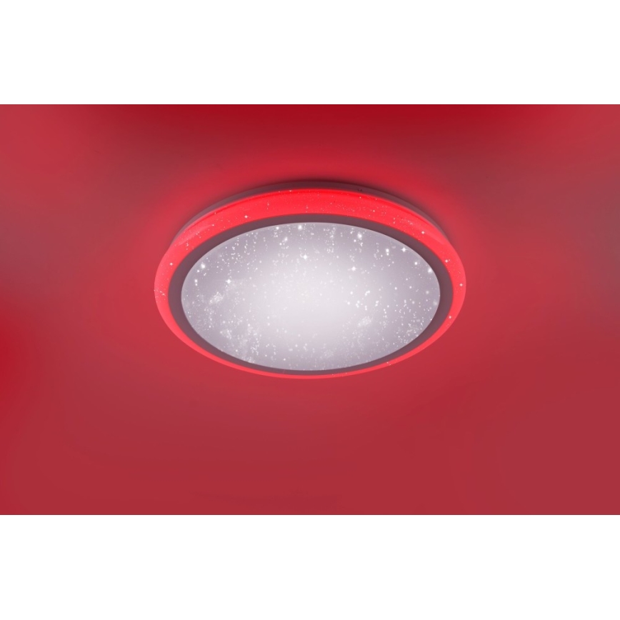 Leuchten Direkt 15220-16 - LED RGB Aptumšojams griestu gaismeklis LUISA LED/28W/230V + tālvadības pults