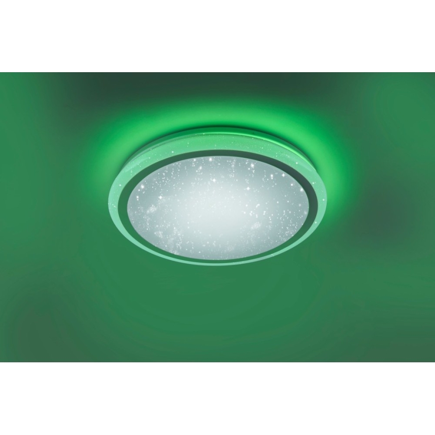 Leuchten Direkt 15220-16 - LED RGB Aptumšojams griestu gaismeklis LUISA LED/28W/230V + tālvadības pults