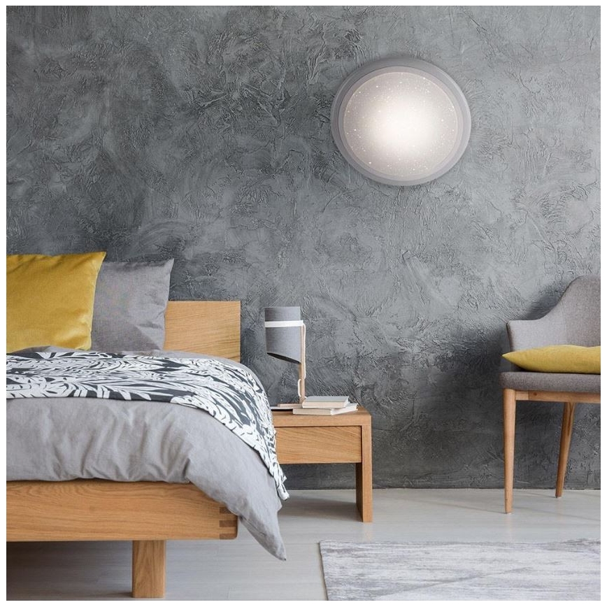 Leuchten Direkt 15220-16 - LED RGB Aptumšojams griestu gaismeklis LUISA LED/28W/230V + tālvadības pults