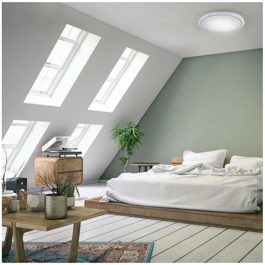 Leuchten Direkt 15230-16 - LED RGB Aptumšojams griestu gaismeklis LUISA LED/42W/230V 3000-6400K + tālvadības pults