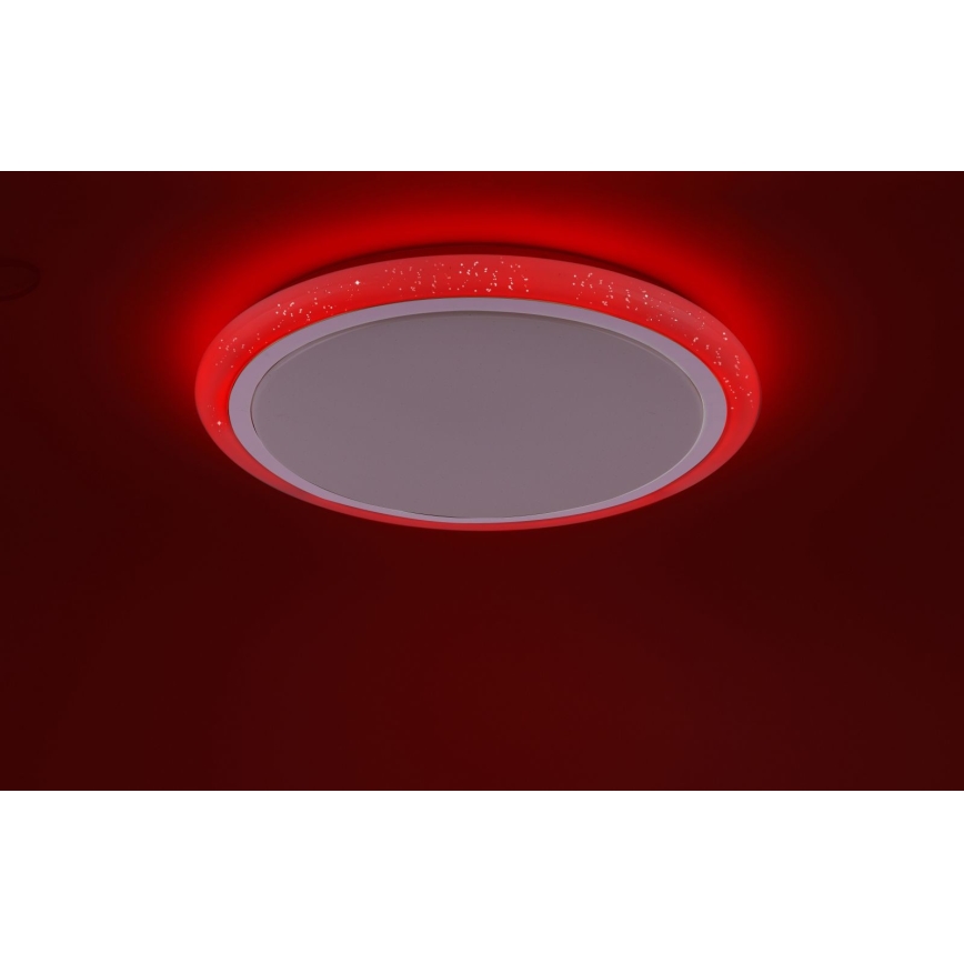 Leuchten Direkt 15230-16 - LED RGB Aptumšojams griestu gaismeklis LUISA LED/42W/230V 3000-6400K + tālvadības pults