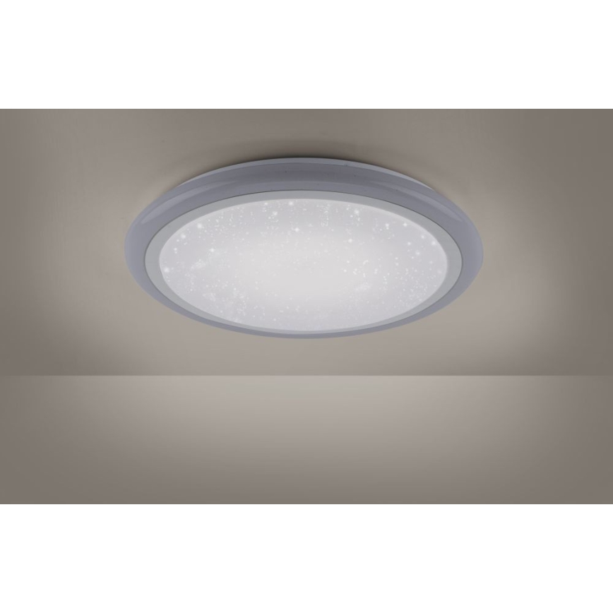 Leuchten Direkt 15230-16 - LED RGB Aptumšojams griestu gaismeklis LUISA LED/42W/230V 3000-6400K + tālvadības pults