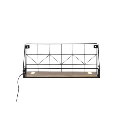 Leuchten Direkt 15277-18 - Plaukts ar LED apgaismojumu BOARD 2xLED/1,75W/230V 45 cm eikalipts