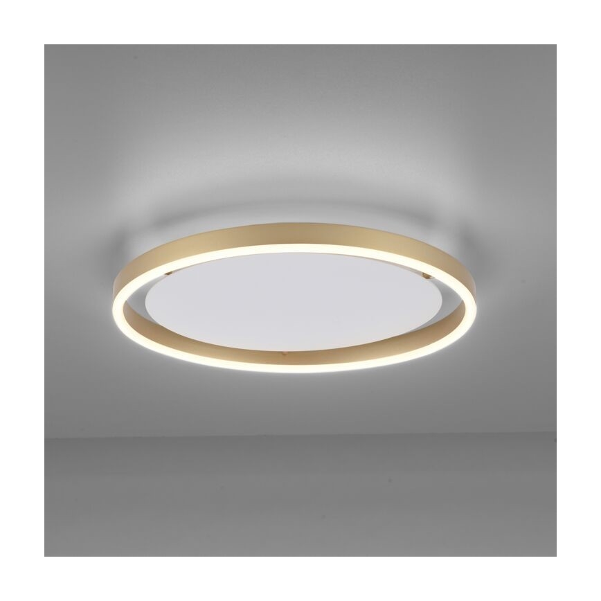 Leuchten Direkt 15391-60 - LED Aptumšojama griestu lampa RITUS LED/20W/230V misiņš