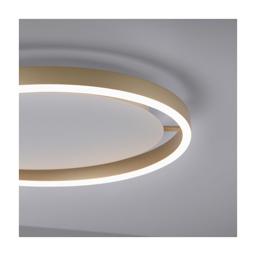 Leuchten Direkt 15391-60 - LED Aptumšojama griestu lampa RITUS LED/20W/230V misiņš