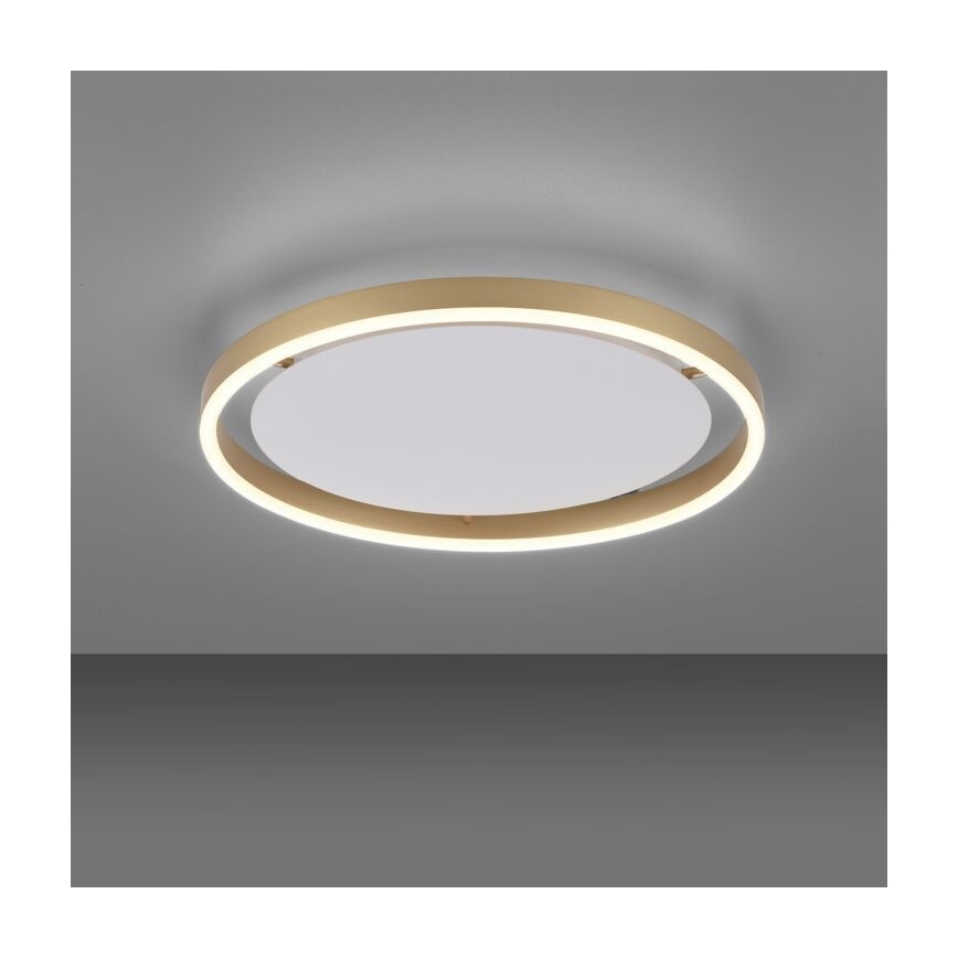Leuchten Direkt 15392-60 - LED Aptumšojama griestu lampa RITUS LED/30W/230V misiņa