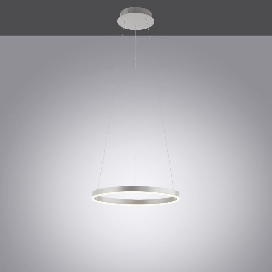 Leuchten Direkt 15393-95 - LED Aptumšojama lustra ar auklu RITUS LED/20W/230V matēts hroms