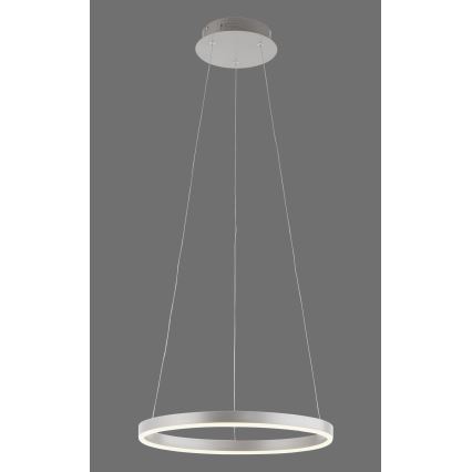 Leuchten Direkt 15393-95 - LED Aptumšojama lustra ar auklu RITUS LED/20W/230V matēts hroms