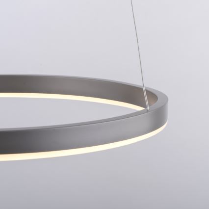 Leuchten Direkt 15393-95 - LED Aptumšojama lustra ar auklu RITUS LED/20W/230V matēts hroms