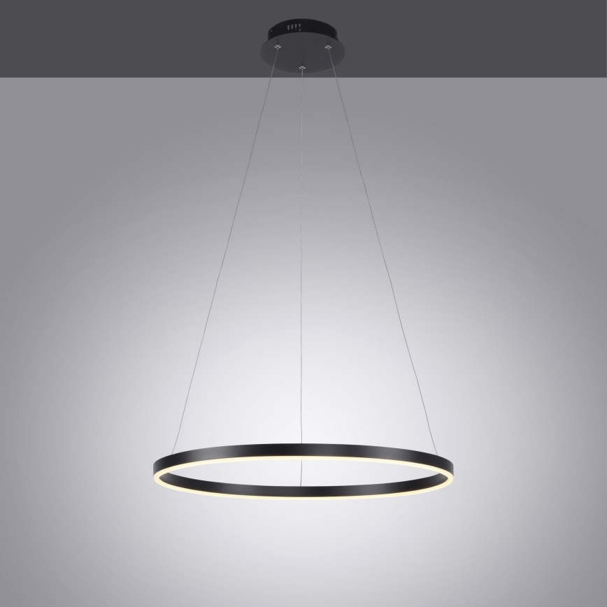 Leuchten Direkt 15394-13 - LED Aptumšojama lustra ar auklu RITUS LED/30W/230V melna