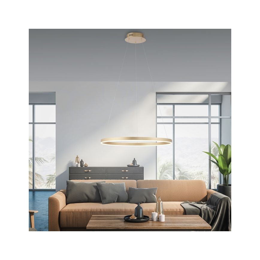 Leuchten Direkt 15394-60 - LED Aptumšojama lustra ar auklu RITUS LED/30W/230V misiņa