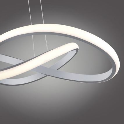 Leuchten Direkt 15402-95 - LED Aptumšojama lustra ar auklu MARIA LED/25W/230V matēts hroms