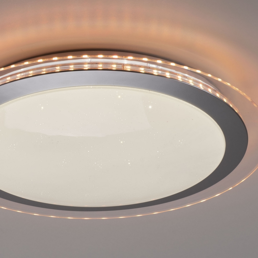 Leuchten Direkt 15411-21- LED RGB Aptumšojama griestu lampa CYBA LED/26W/230V + tālvadības pults
