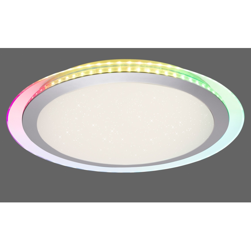 Leuchten Direkt 15411-21- LED RGB Aptumšojama griestu lampa CYBA LED/26W/230V + tālvadības pults