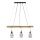 Leuchten Direkt 15526-79 - Lustra ar auklu SPRING 3xE27/40W/230V eikalipts