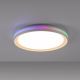 Leuchten Direkt 15544-16 - LED RGB Aptumšojama griestu lampa RIBBON LED/15W/230V + tālvadības pults