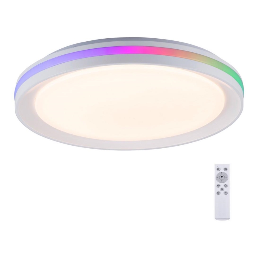 Leuchten Direkt 15544-16 - LED RGB Aptumšojama griestu lampa RIBBON LED/15W/230V + tālvadības pults