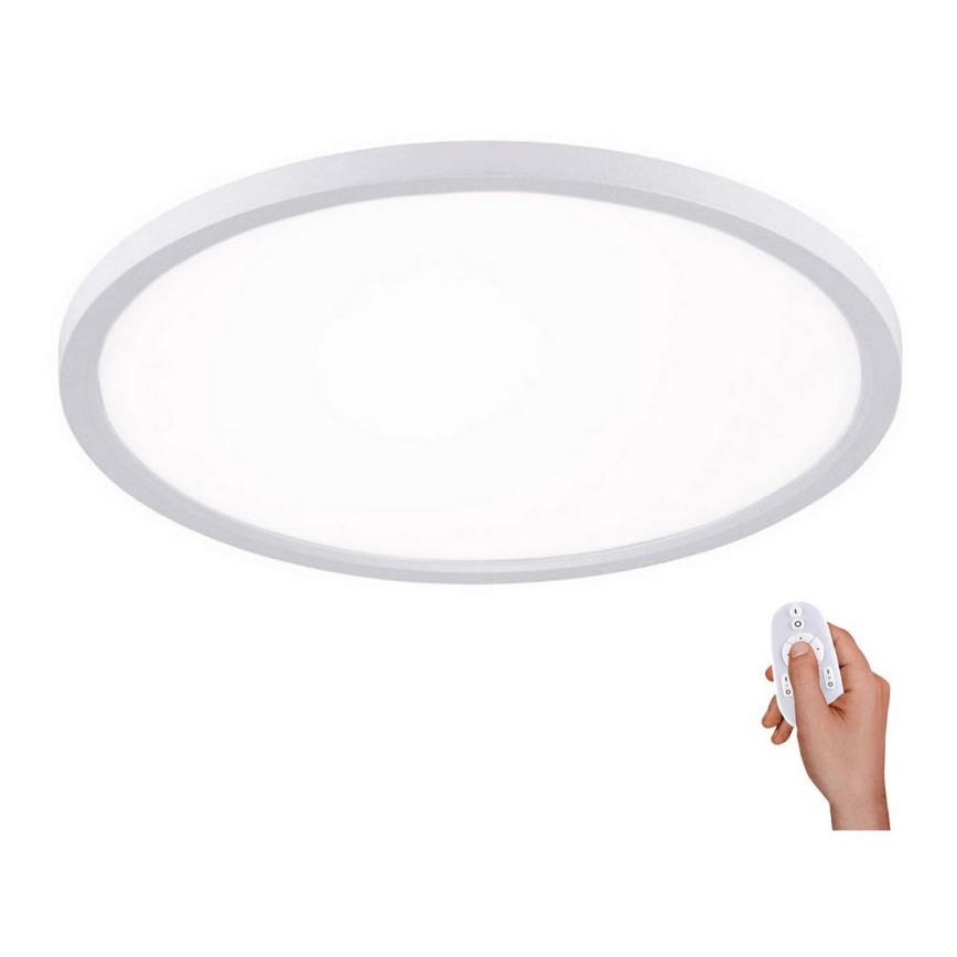 Leuchten Direkt 15571-16 - LED Aptumšojams griestu gaismeklis FLAT LED/23,5W/230V 2700-5000K + tālvadības pults