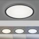 Leuchten Direkt 15571-18 - LED aptumšojams griestu gaismeklis FLAT LED/23,5W/230V 2700-5000K + tālvadības pults
