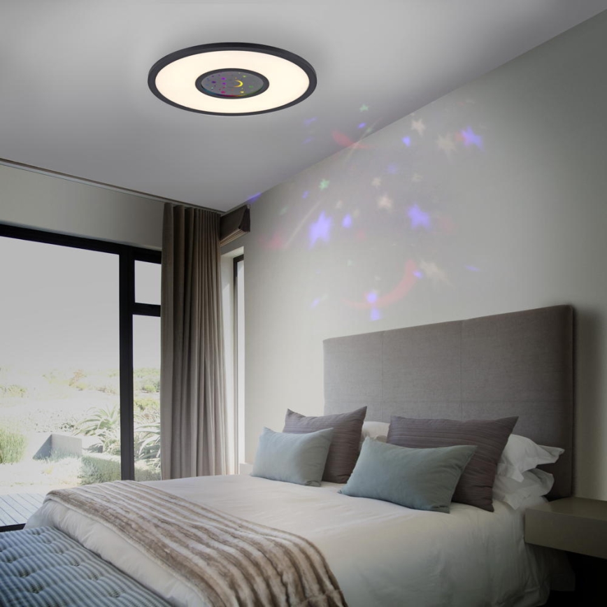 Leuchten Direkt 15572-18 - LED RGBW Aptumšojama griestu lampa ASTRO LED/17,5W/230V 2700-5000K + tālvadības pults