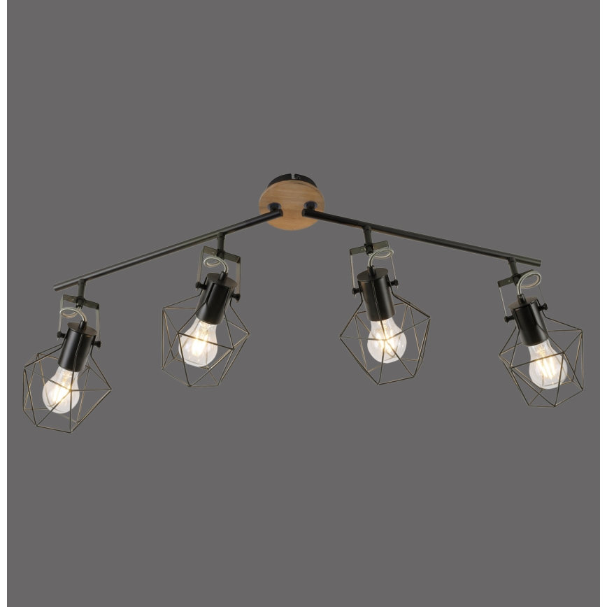 Leuchten Direkt 15674-78 - Starmetis JARO 4xE27/60W/230V