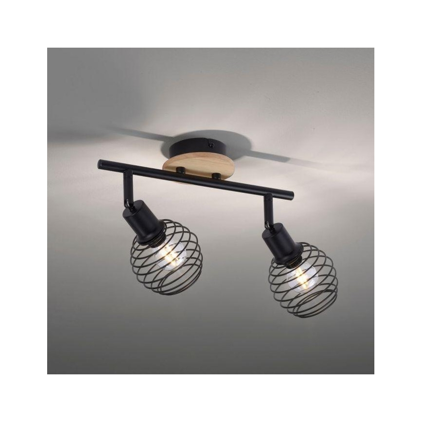 Leuchten Direkt 15922-79 - Starmetis EUGEN 2xE14/40W/230V ozols