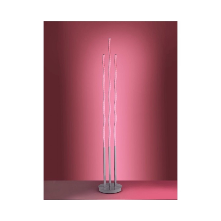 Leuchten Direkt 16268-55 - LED RGB Aptumšojama grīdas stāvlampa WAVE LED/31W/230V + tālvadības pults