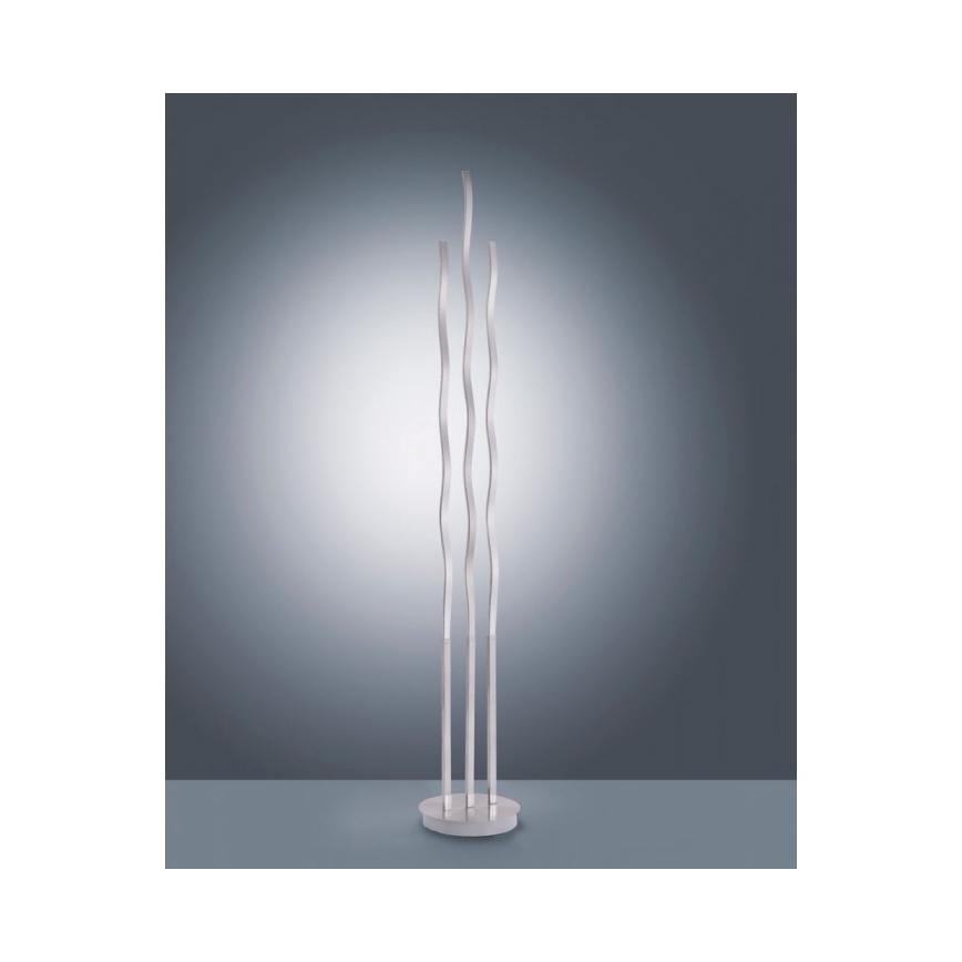 Leuchten Direkt 16268-55 - LED RGB Aptumšojama grīdas stāvlampa WAVE LED/31W/230V + tālvadības pults