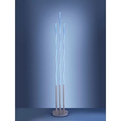 Leuchten Direkt 16268-55 - LED RGB Aptumšojama grīdas stāvlampa WAVE LED/31W/230V + tālvadības pults