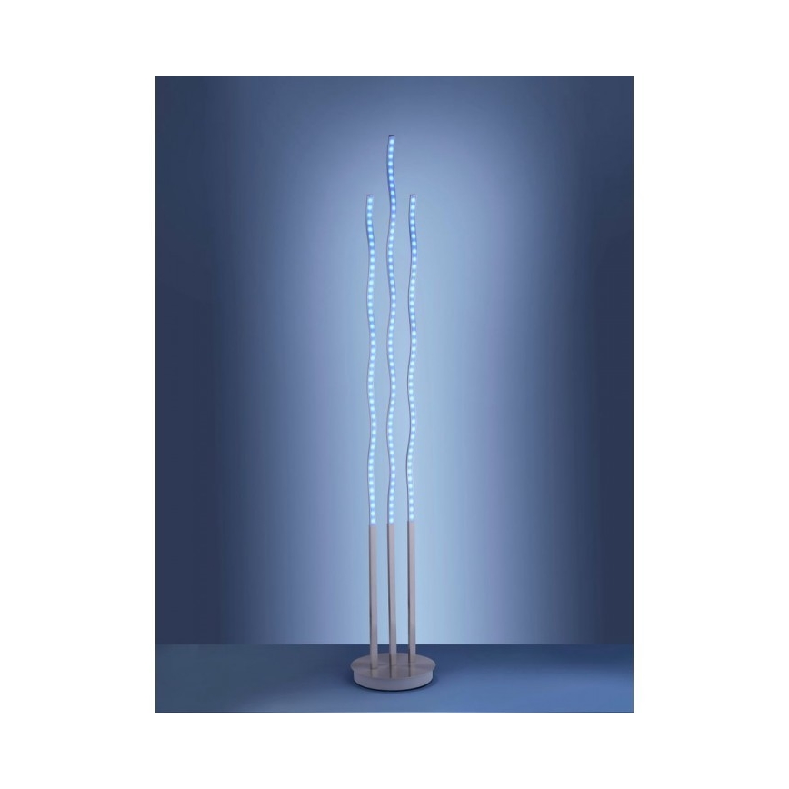 Leuchten Direkt 16268-55 - LED RGB Aptumšojama grīdas stāvlampa WAVE LED/31W/230V + tālvadības pults