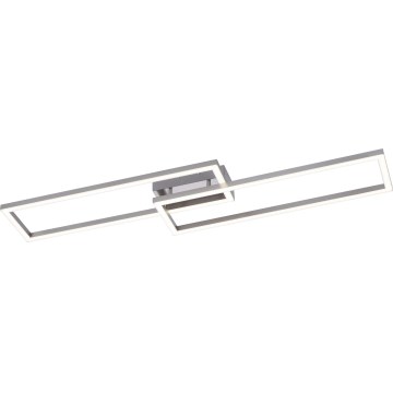 Leuchten Direkt 16430-55 - LED RGBW regulējama griestu lampa MAXI 2xLED/18W/230V 2700-5000K matēta hroma apdare + tālvadība