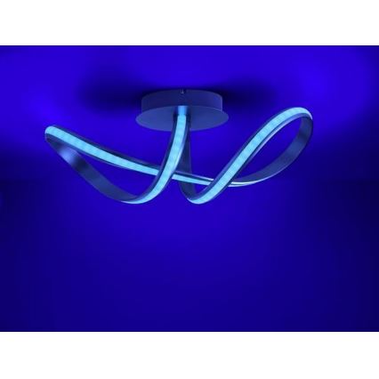 Leuchten Direkt 18431-55 - LED RGB Aptumšojama griestu lampa MELINDA LED/28W/230V + tālvadības pults