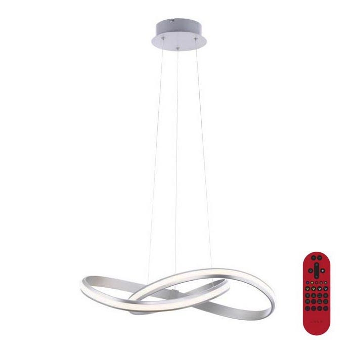 Leuchten Direkt 18432-55 - LED RGB Aptumšojoša lustra uz auklas MELINDA LED/28W/230V + tālvadības pults