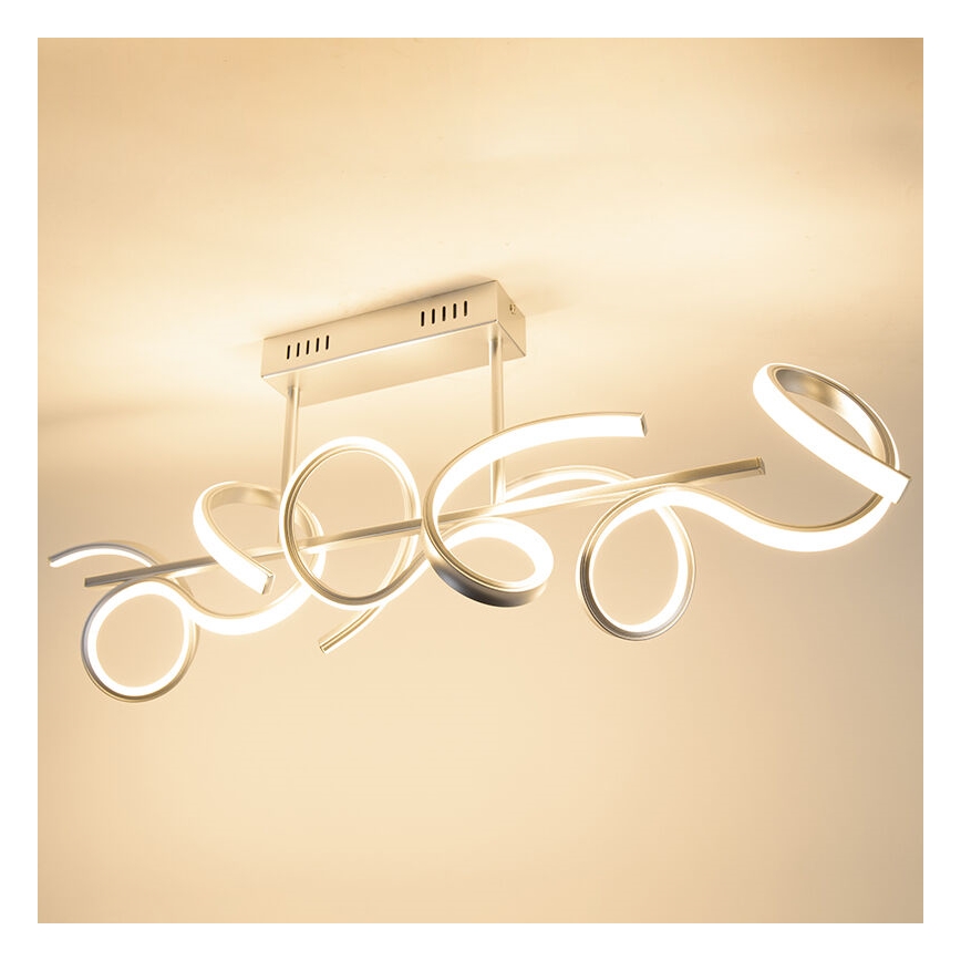 Leuchten Direkt 19032-21 - LED Aptumšojama virsapmetuma lustra CURLS LED/25,8W/230V